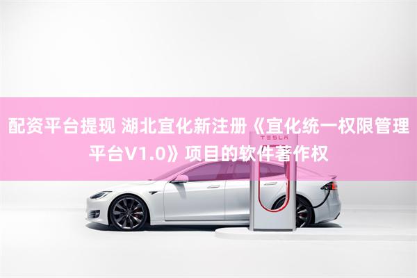配资平台提现 湖北宜化新注册《宜化统一权限管理平台V1.0》项目的软件著作权