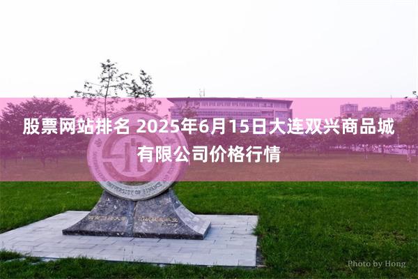 股票网站排名 2025年6月15日大连双兴商品城有限公司价格行情